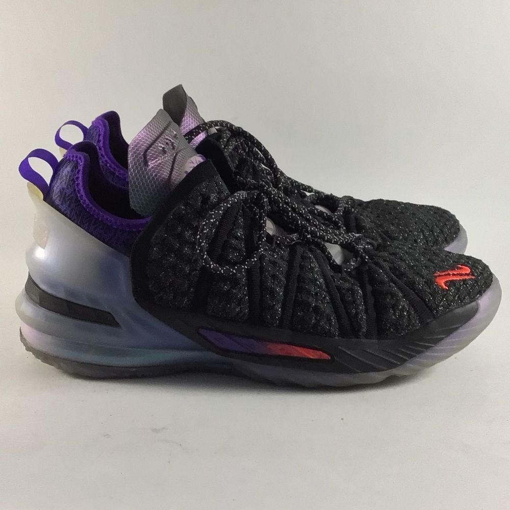 Nike Lebron 18 NRG X Kylian Mbappe basketball shoes black size 6.5 Y CT4677-001